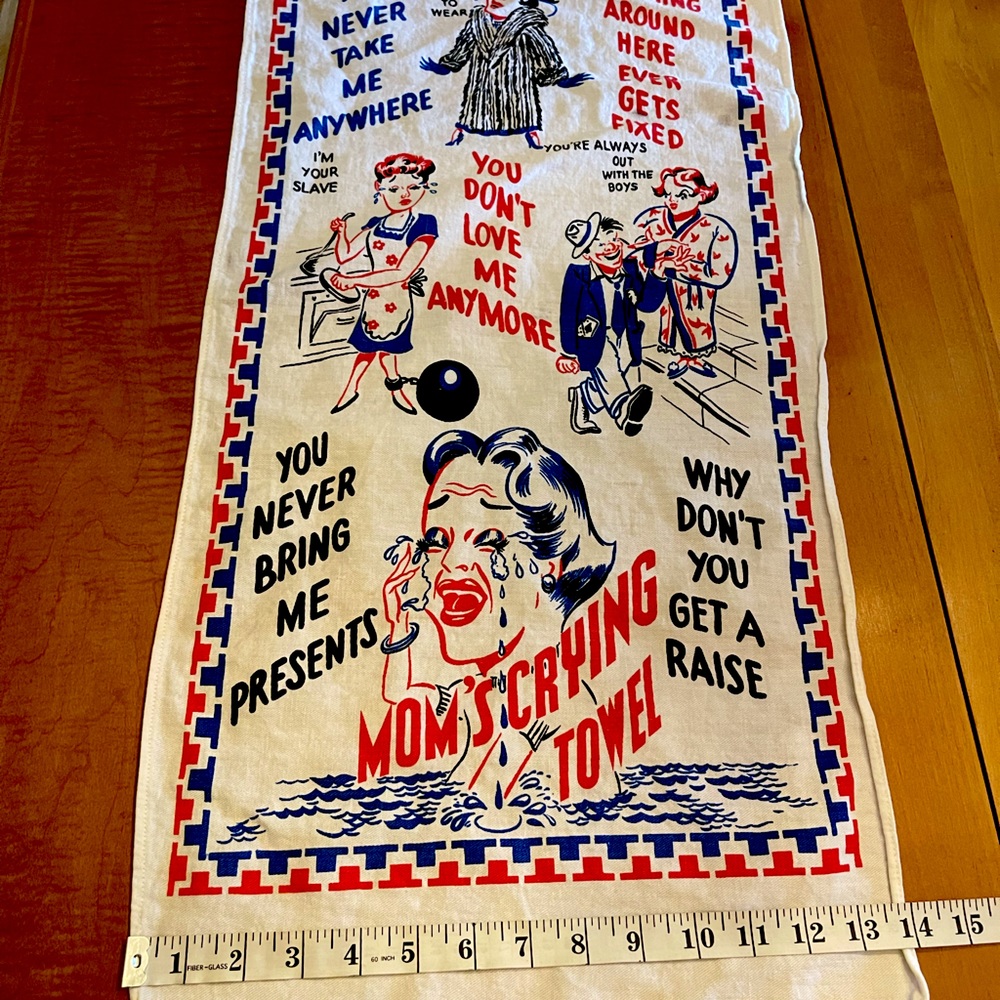 Vintage Mother’s Day Tea Towel